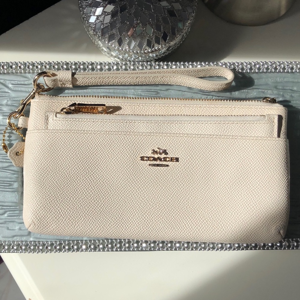 Coach Leather Wristlet